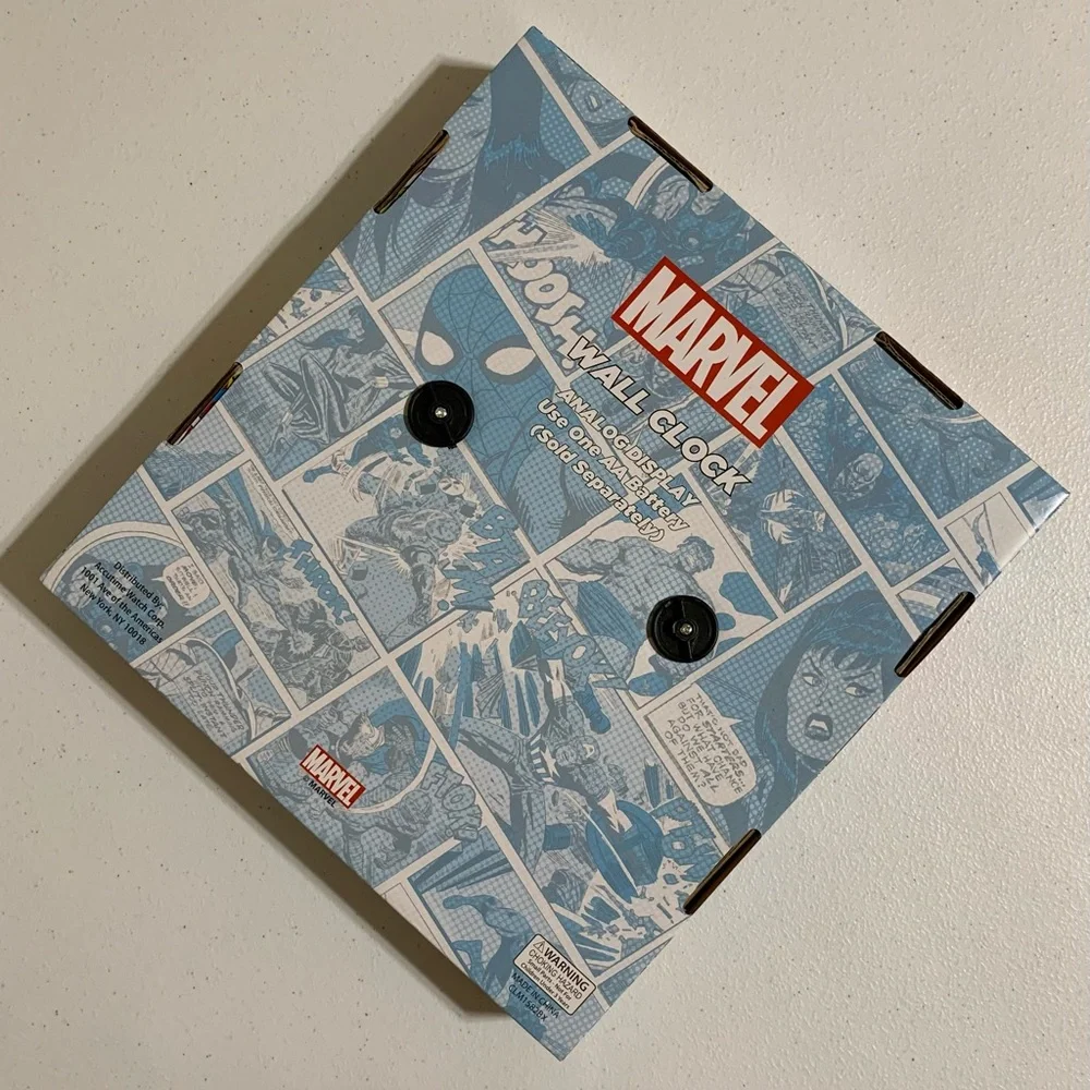 Marvel The Amazing Spider-Man Analog Wall Clock-NIB